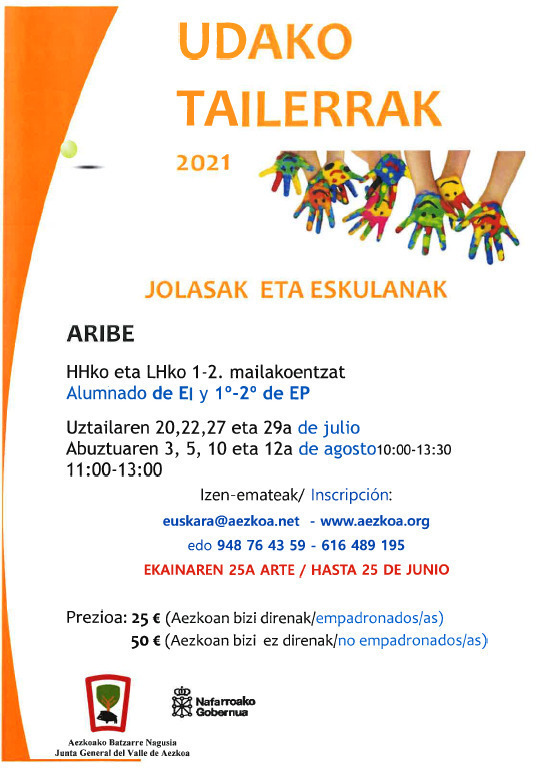 Talleres verano