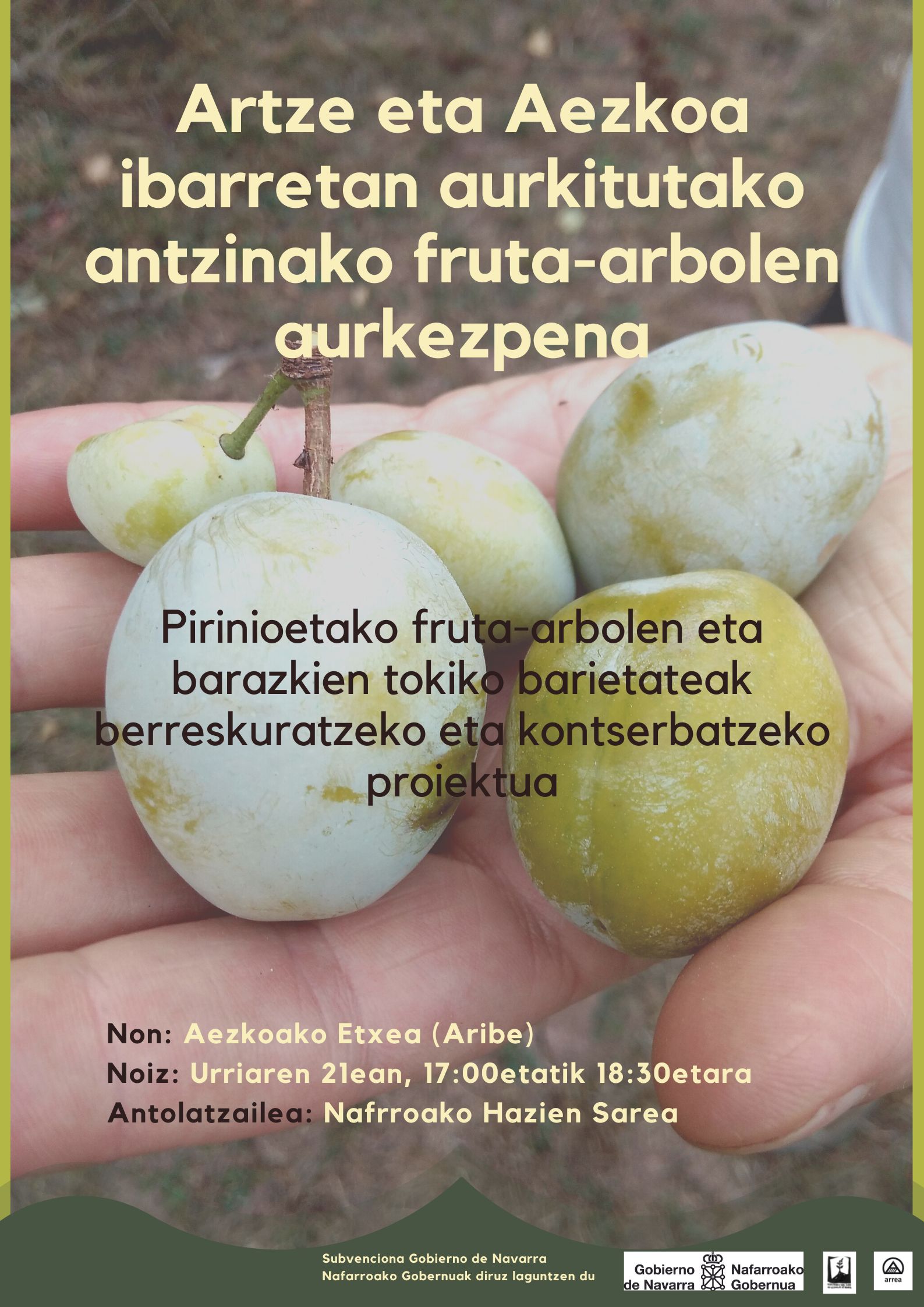 Artze eta Aezkoan aurkitutako antzinako fruta-arbolak