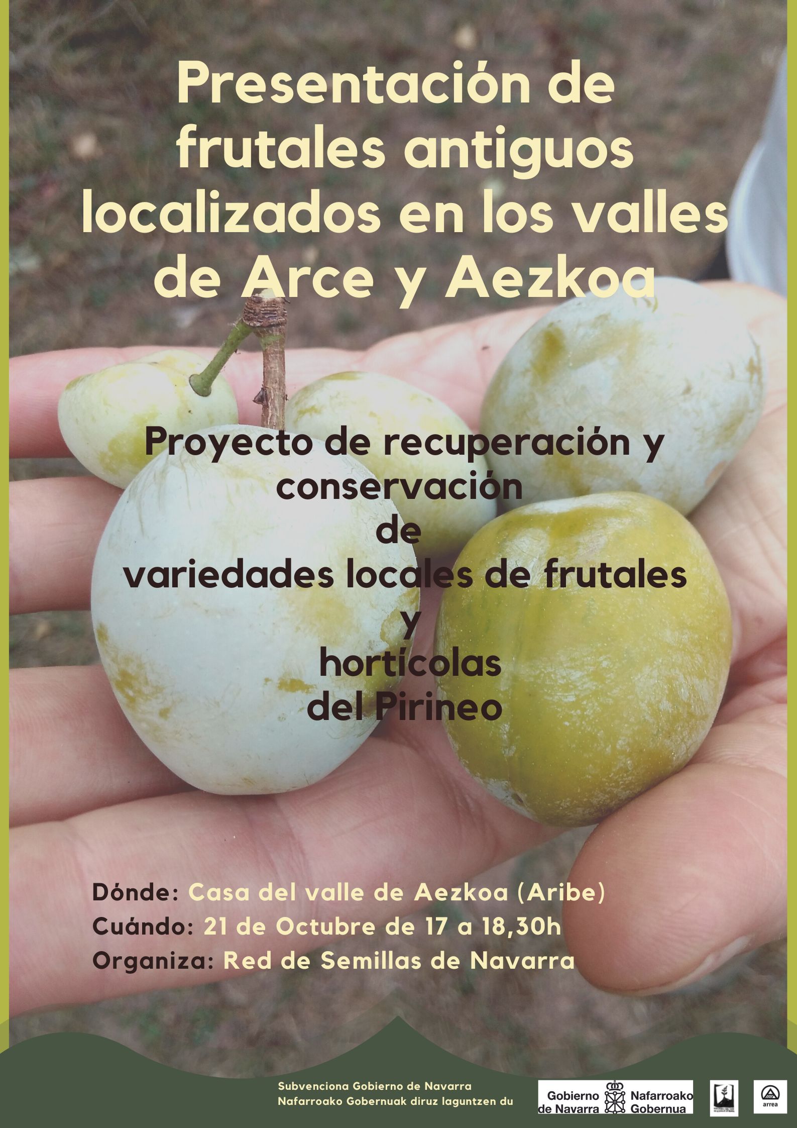 Presentación de frutales antiguos de Arce y Aezkoa