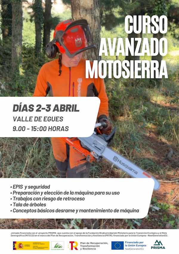 CURSO AVANZADO MOTOSIERRA PRISMA